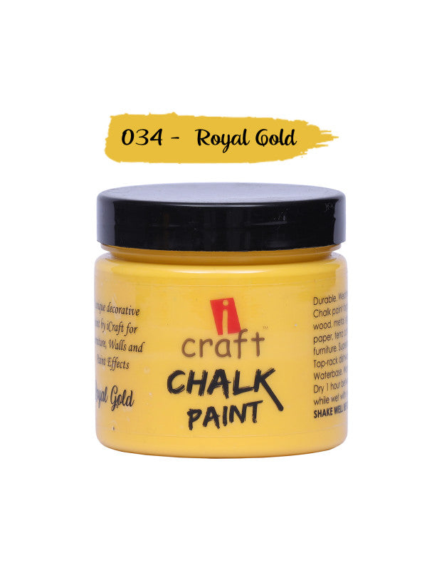 ICraft Chalk Paint-250ml Royal Gold