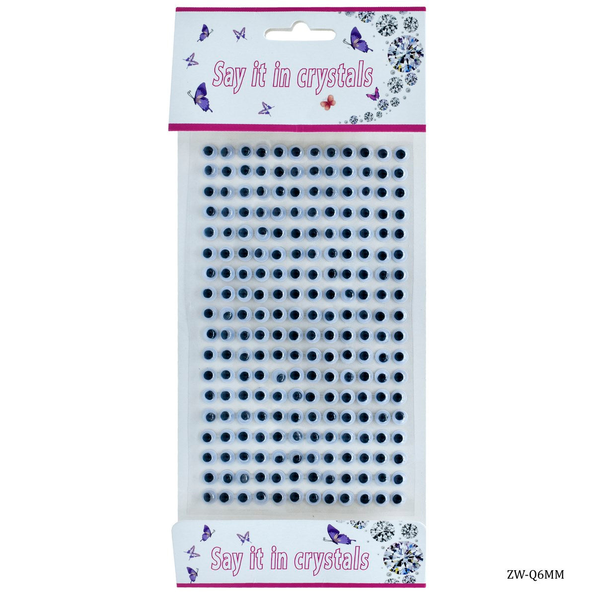 Sticker Googly Eye 6MM White ZW-Q6MM