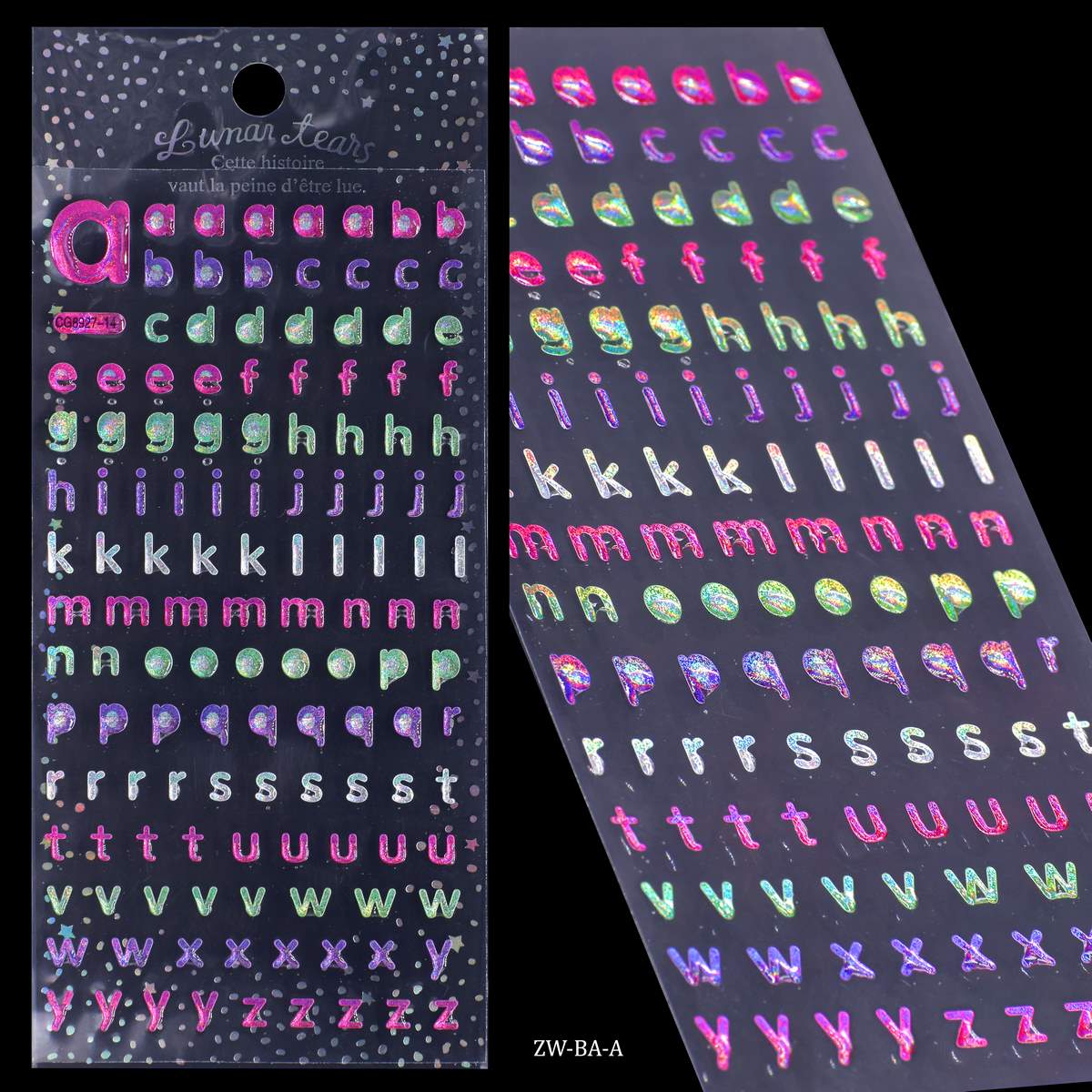 Sticker Lunan Tears Alphabet ZW-BA-A