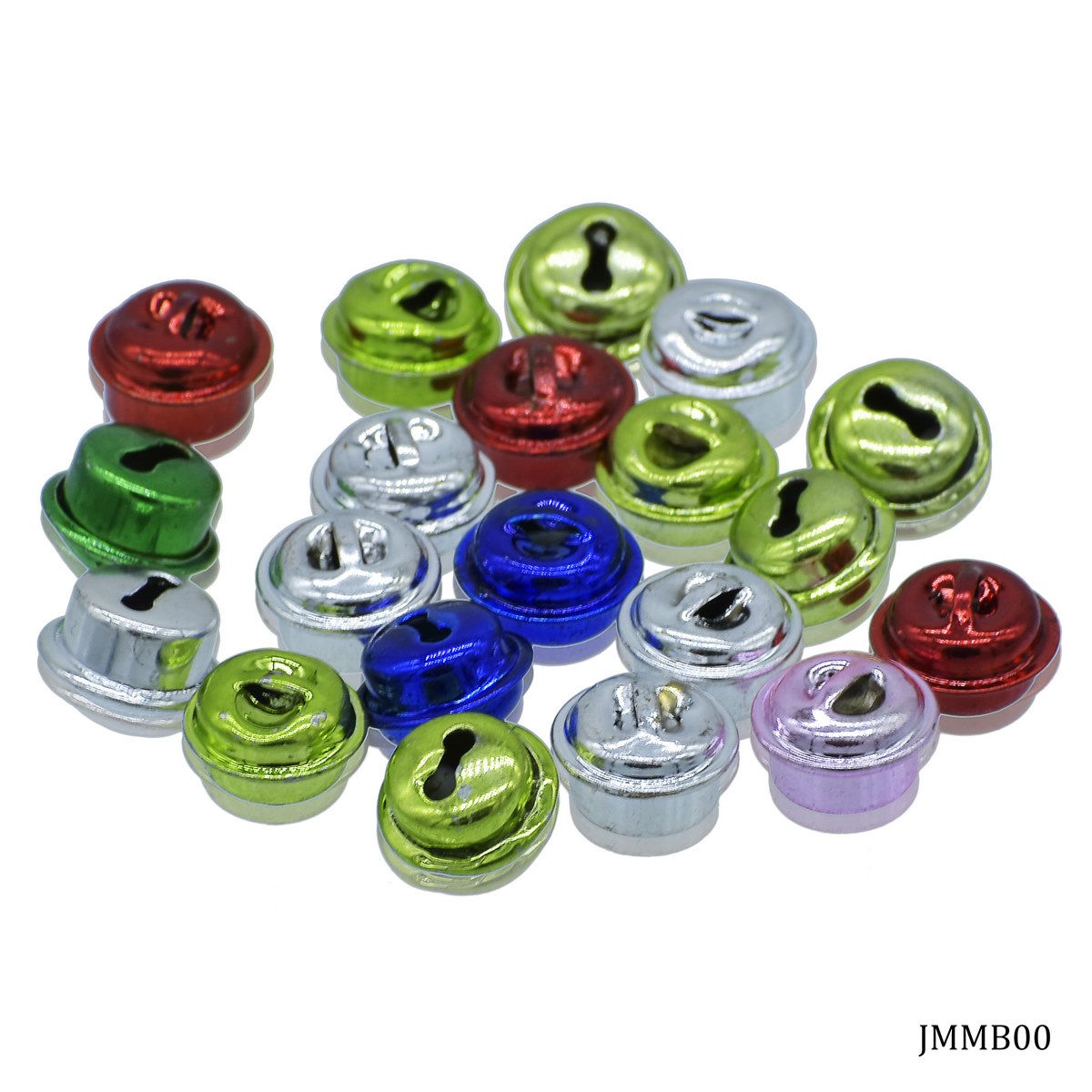 Jags Mini Metal Bells Mixed Colors 12MM 20 Pcs JMMB00