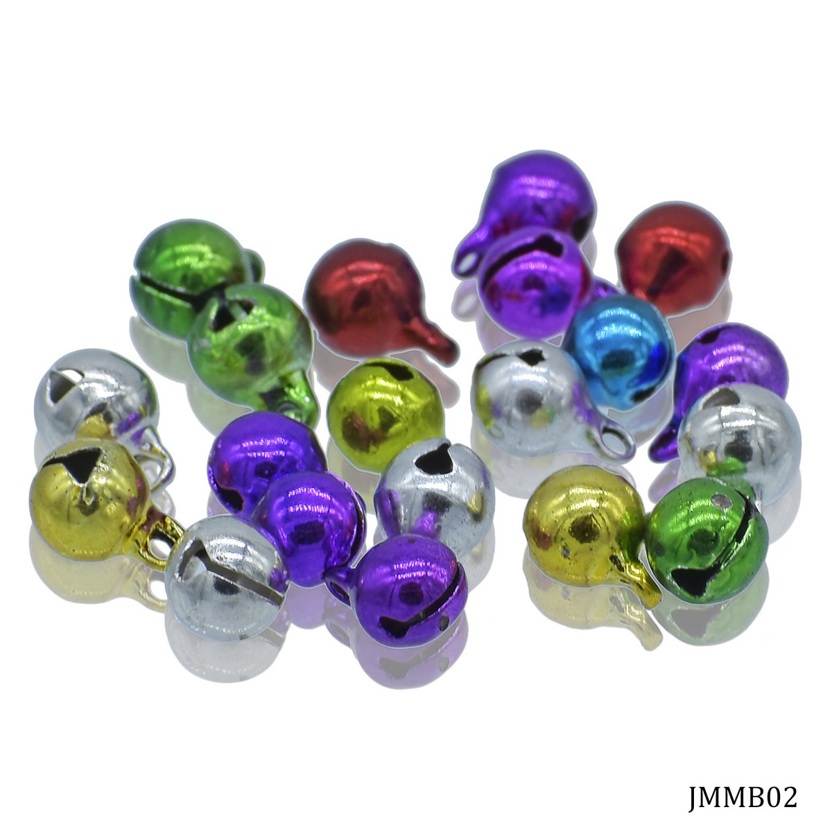 Jags Mini Metal Bells Mixed Colors 6MM 20 Pcs JMMB02