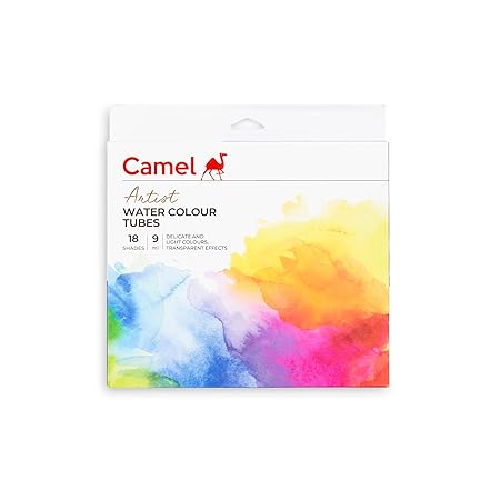 Camel - Artist Watercolour 9ml Tubes (Set of 18)