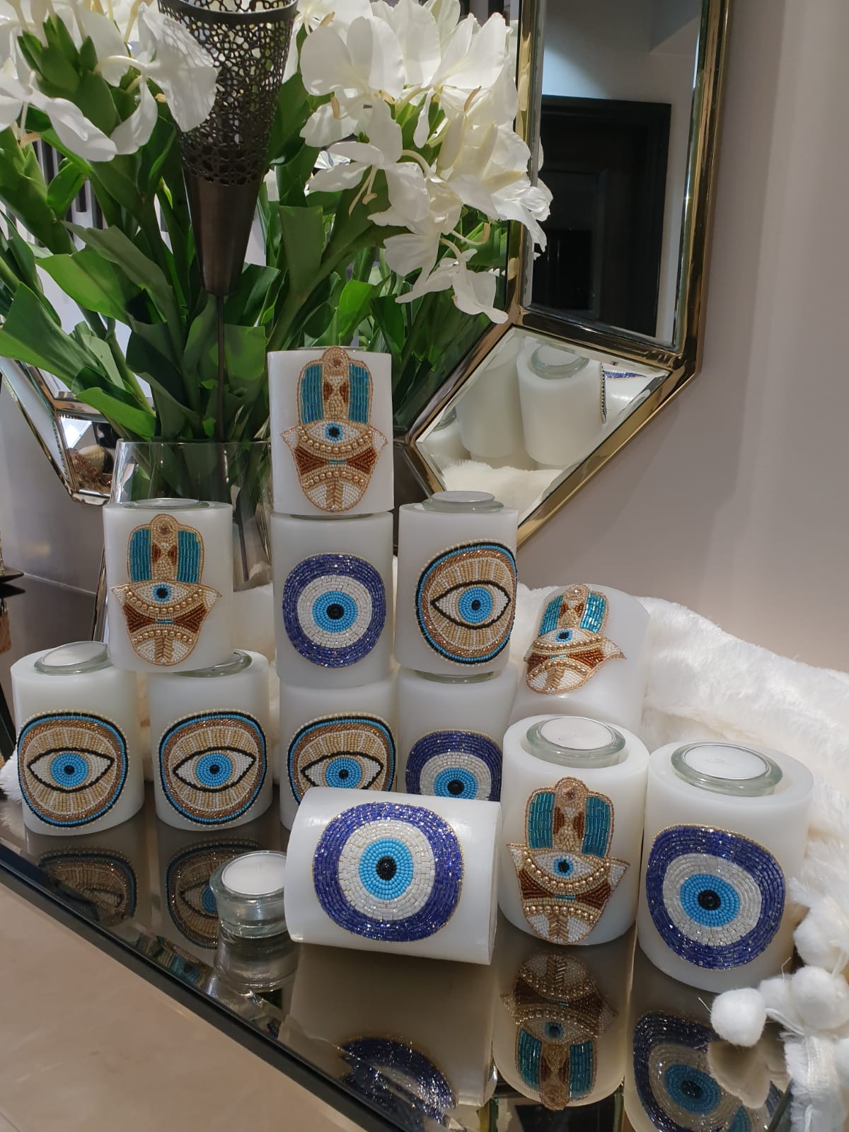 Evil Eye Candles