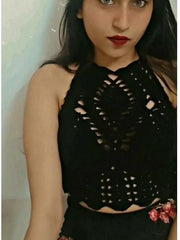 Crochet Spiderweb Top