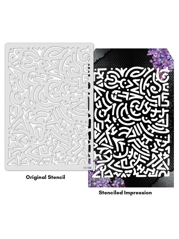 ICraft A4 Stencil - 8"X 11.5"-12010