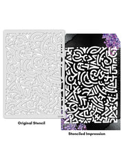 ICraft A4 Stencil - 8"X 11.5"-12010