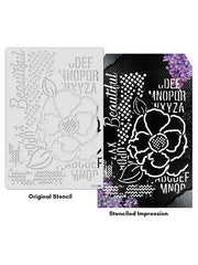 ICraft A4 Stencil - 8"X 11.5"-12006