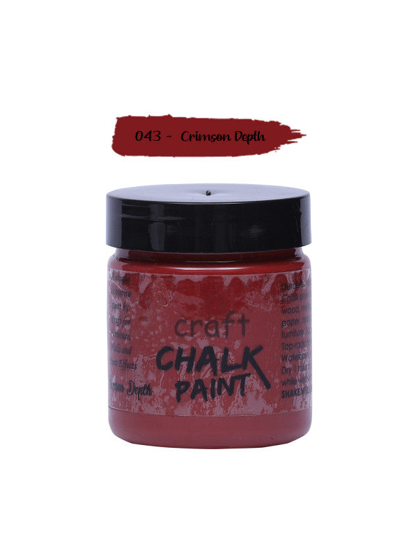 ICraft Chalk Paint-100ml Crimson Depth