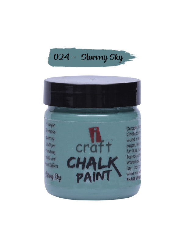 ICraft Chalk Paint-100ml Stormy Sky