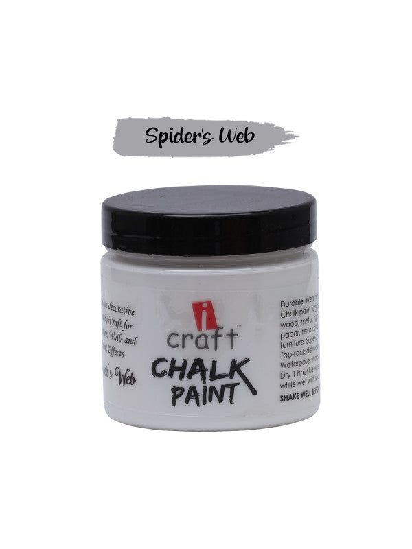 ICraft Chalk Paint-250ml Spider's Web
