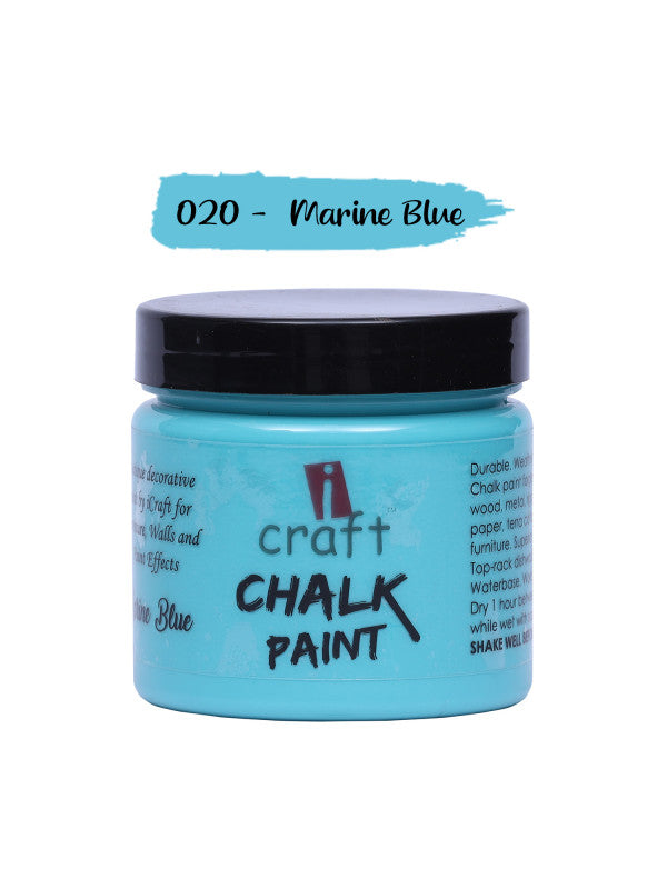 ICraft Chalk Paint-250ml Marine Blue