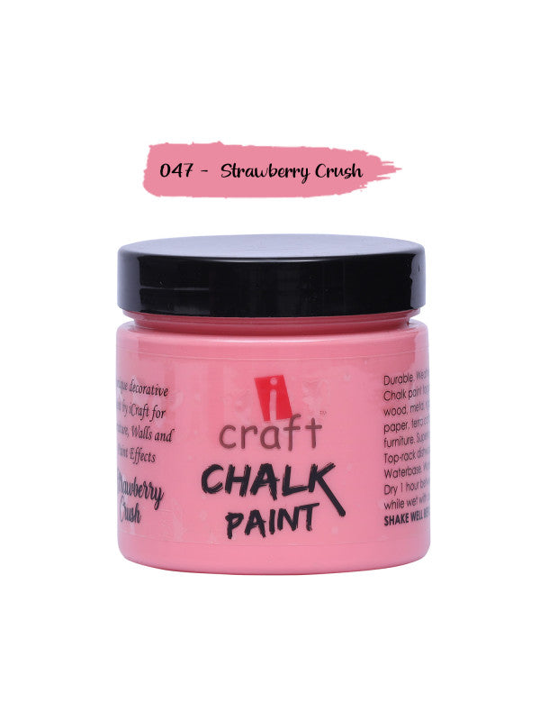ICraft Chalk Paint-250ml Strawberry Crush