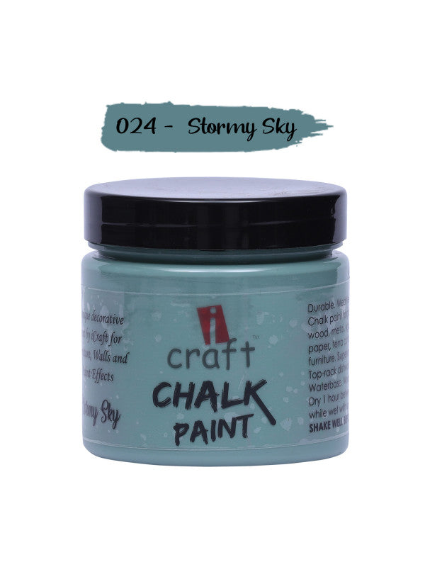 ICraft Chalk Paint-250ml Stormy Sky