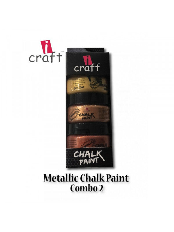 ICraft Metallic Chalk Paint Combo 2