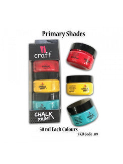 ICraft Chalk Paint Combo 9 Primary Shades