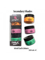 ICraft Chalk Paint Combo -7 Secondary Shades