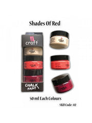 ICraft Chalk Paint Combo 2-Shades Of Red