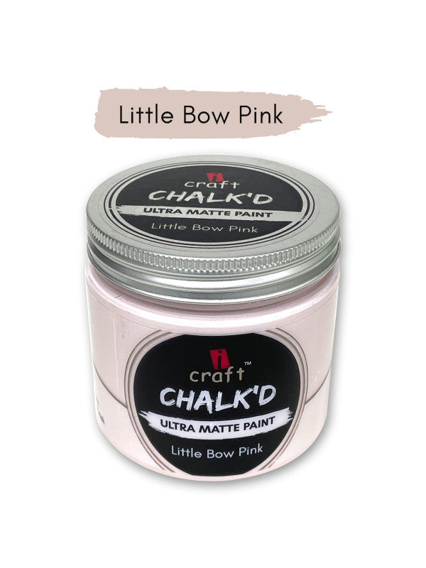 ICraft Ultra Matte Chalk'd Paint-Little Bow Pink