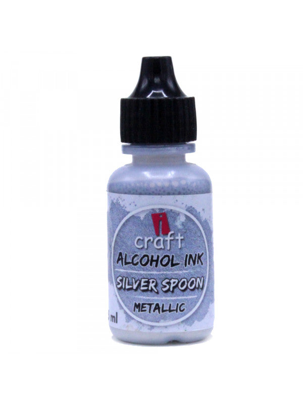 Metallic Alcohol Ink-Silver Spoon