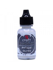 ICraft Metallic Alcohol Ink-Antique Silver