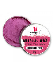 ICraft Romantic Pink Metallic Wax