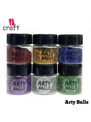 ICraft Mini Starter Pack Arty Balls Combo-Pack Of 6