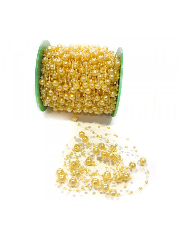 ICraft Pearl String -Yellow
