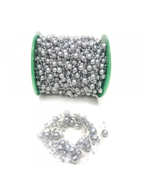 ICraft Pearl String -Silver