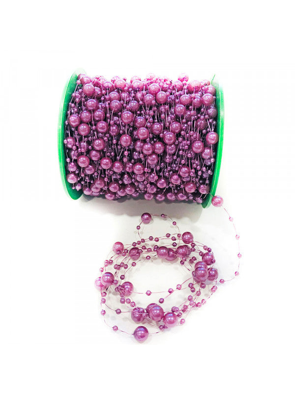 ICraft Pearl String -Purple