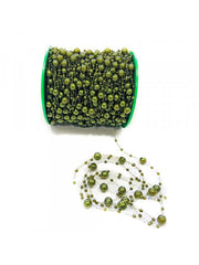 ICraft Pearl String -Olive Green