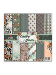 ICraft Paper Pattern 8"X 8"-Country Garden