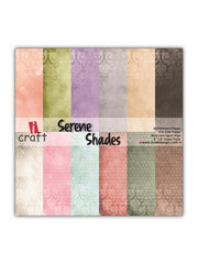 ICraft Paper Pattern 8"X 8"-Serene Shades