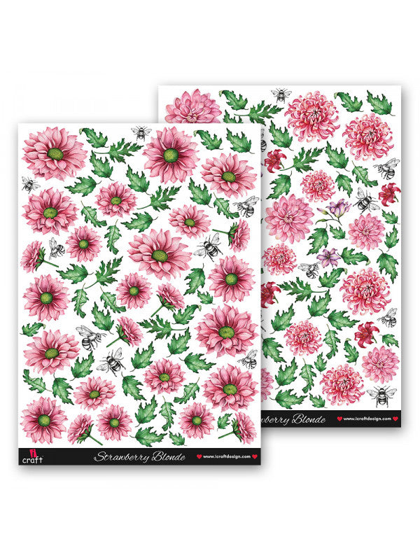 ICraft Add On Element Sheet-Strawberry Blonde