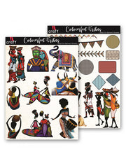 ICraft Add On Element Sheet- Colorful Tribes