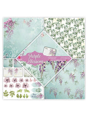 ICraft Pocket Paper Pack-Purple Blossoms