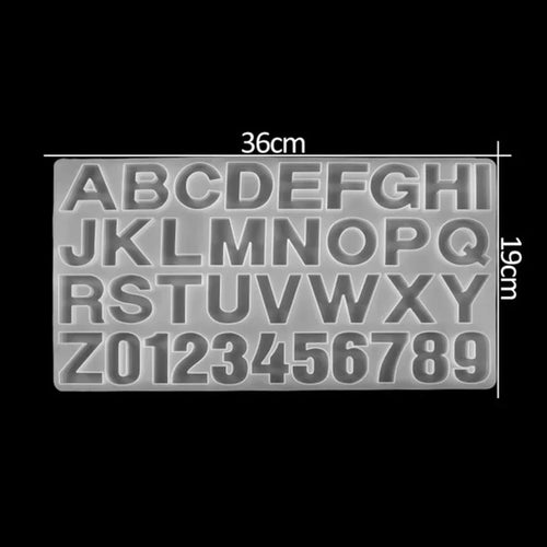 Alphabat silicone mould