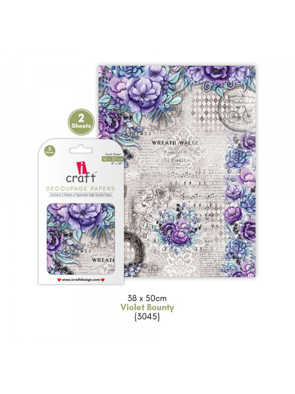 ICraft Decoupage Paper-15"X 20"-3045