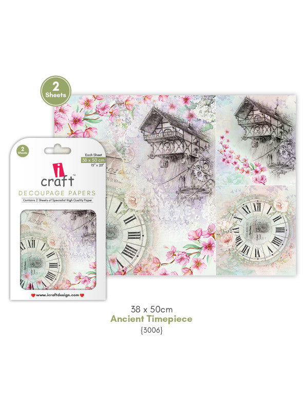 ICraft Decoupage Paper-15"X 20"-3006