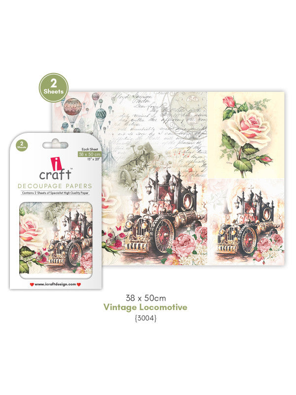 ICraft Decoupage Paper-15"X 20"-3004