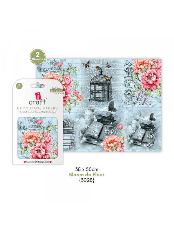 ICraft Decoupage Paper-15"X 20"-3028