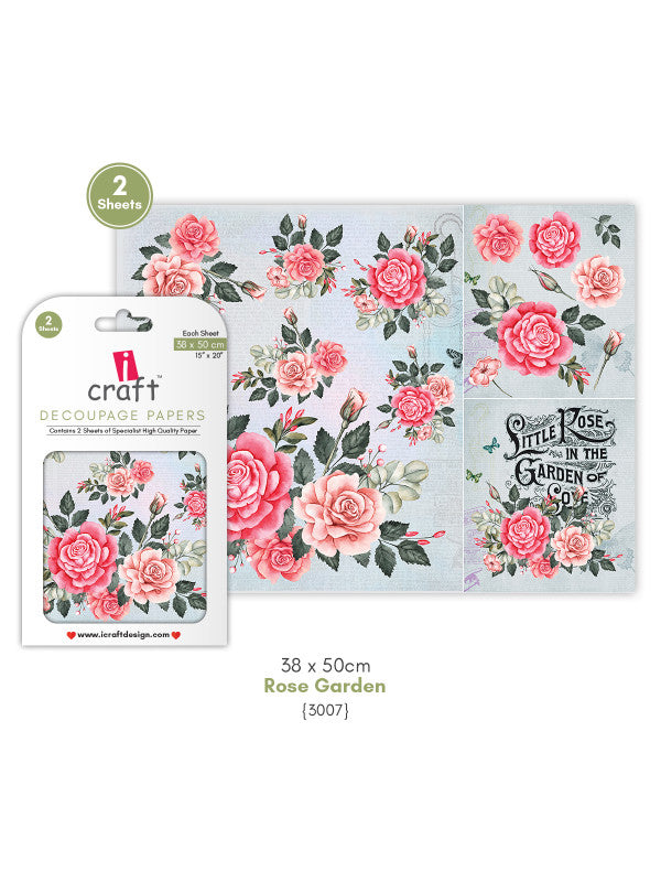 ICraft Decoupage Paper-15"X 20"-3007