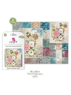 ICraft Decoupage Paper-15"X 20"-3012