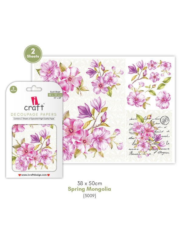 ICraft Decoupage Paper-15"X 20"-3009