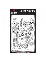 ICraft Clear Stamp-Birthday Blooms