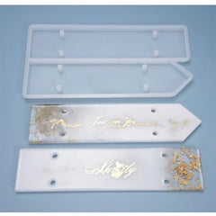 Door number plate silicone mould.