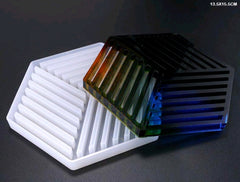 line pattern silicone mould.