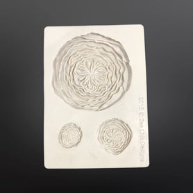 Rose flower leaf fontant silicone mould.