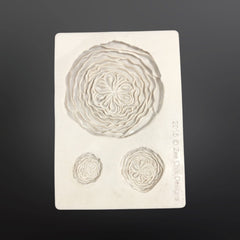 Rose flower leaf fontant silicone mould.