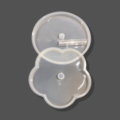 Flower coaster hot plate silicone mould.