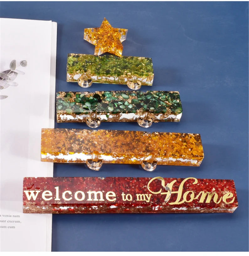 Star rectangular silicone mould